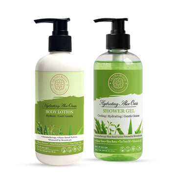 Hydrating Aloe Oasis Combo – Body Lotion & Shower Gel Set