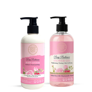 Rosy Radiance Combo – Body Lotion & Shower Gel