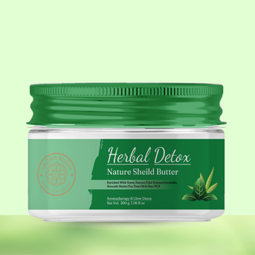 Herbal Detox Nature Shield Butter:Purifying Body Butter,Neem, tulsi & tea tree protection.