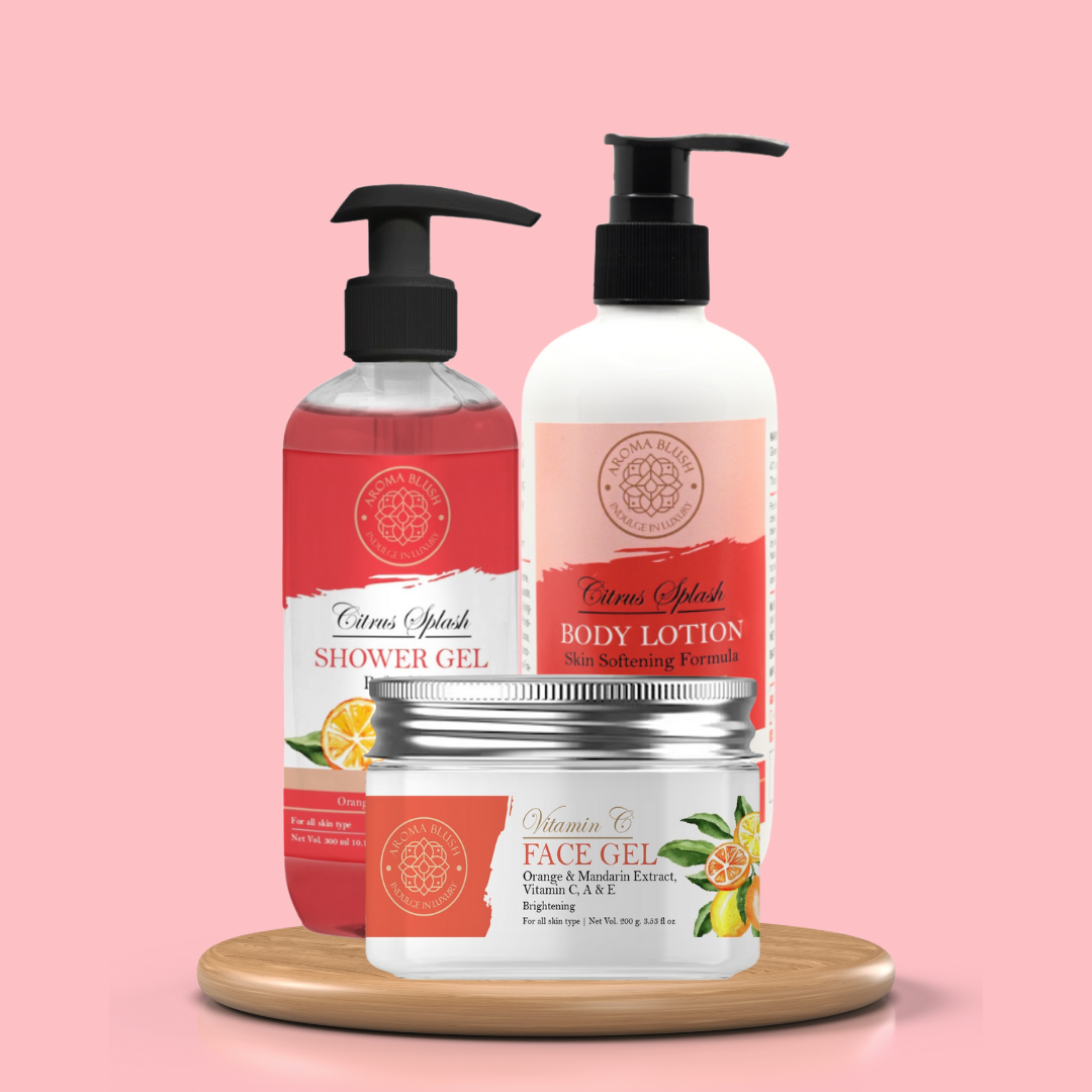 Vit C Glow and Go Citrus Set [Citrus Splash Gel + Citrus Splash Lotion + Vit C Face Gel]