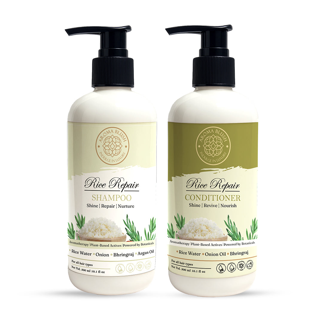 Rice Repair Combo – Shampoo & Conditioner Set
